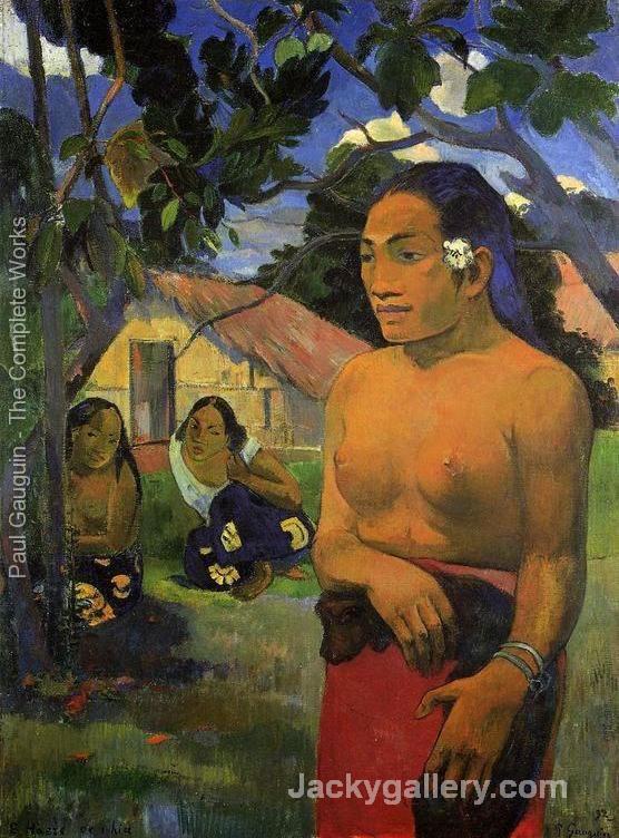 Where Are You Going 1 by Paul Gauguin paintings reproduction